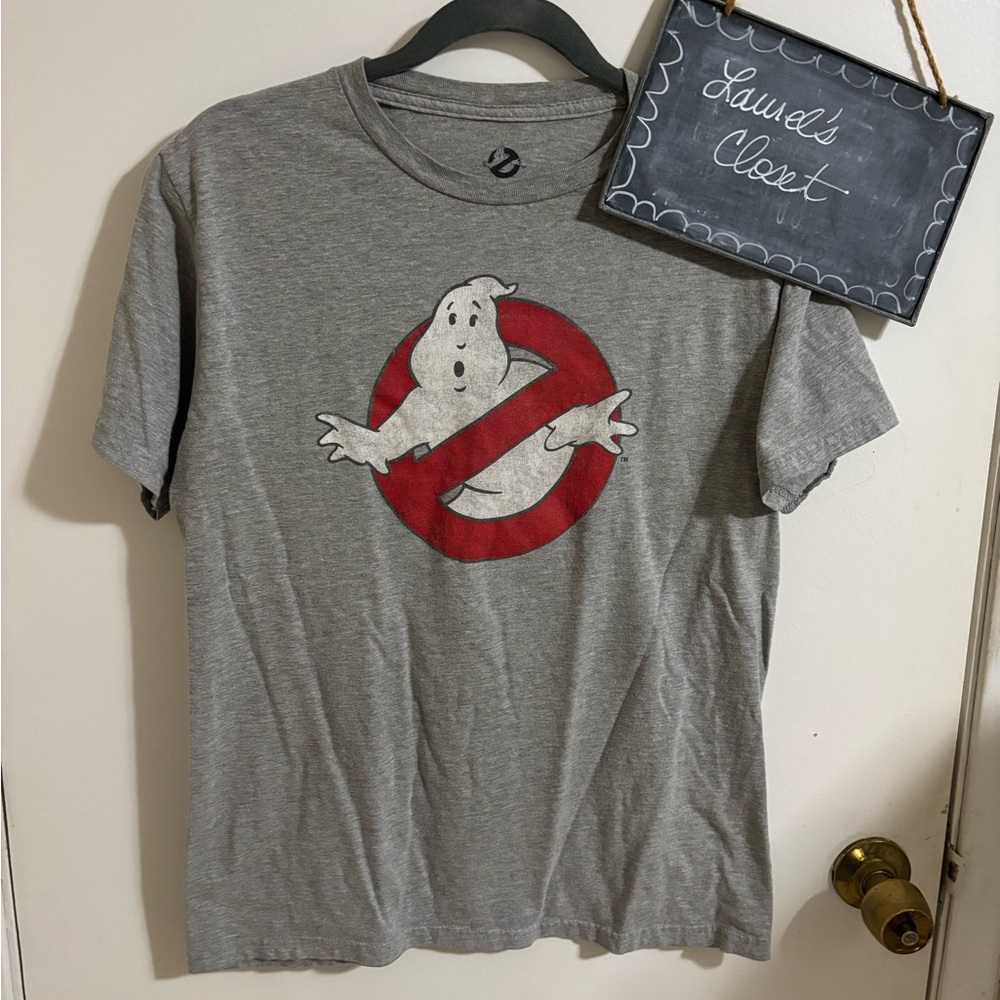 Grey Ghostbusters T shirt